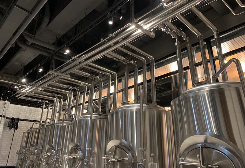 2018年5月 鹅岛百威（莆田）500L精酿啤酒交钥匙工程完成安装 (6)